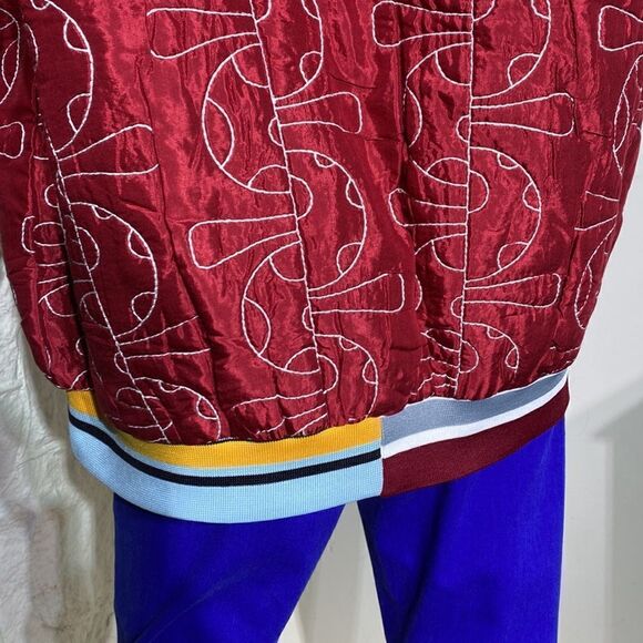 NWT Kimchi Blue Urban Outfitters Duncan Quilted Oversized Varsity Jacket - Picture 8 of 15